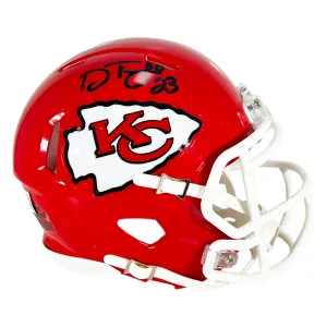 Drue Tranquill Signed Kansas City Chiefs Speed Mini Football Helmet (Beckett)