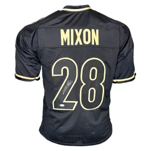 Joe Mixon Signed Cincinnati Black & Gold Football Jersey (JSA)