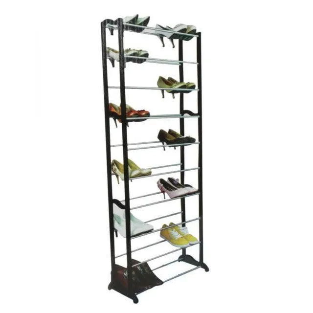 10 Tier Plastic Shoe Rack 10-Tiershoerack