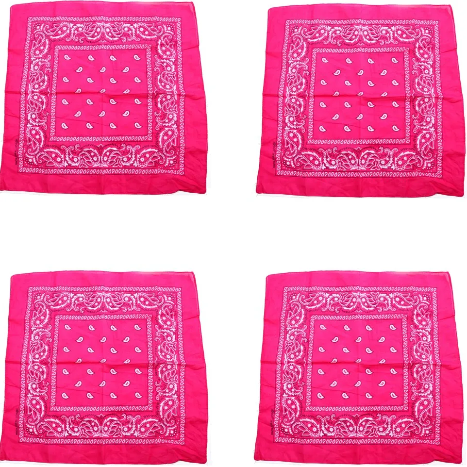 10 x Bandana Paisley Head Wrap 100% Cotton Neck Scarf