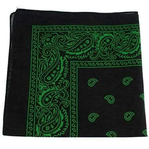 10 x Bandana Paisley Head Wrap 100% Cotton Neck Scarf