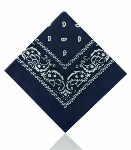 10 x Bandana Paisley Head Wrap 100% Cotton Neck Scarf