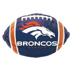 17" Anagram Denver Broncos NFL Football Foil Balloon | Buy 5 Or More Save 20%