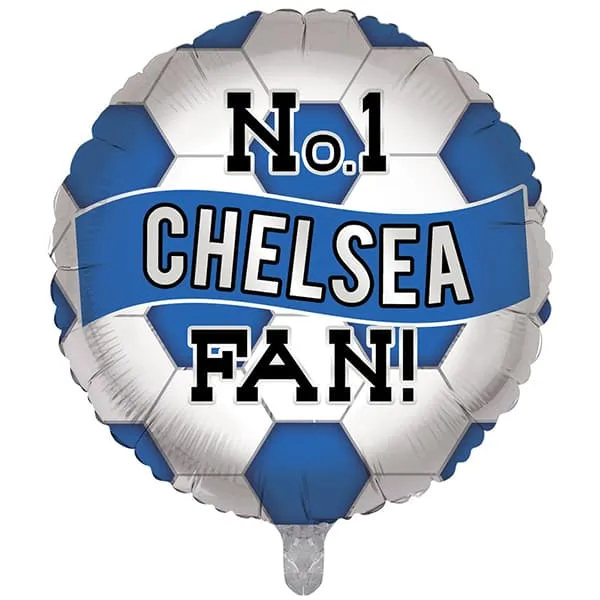 18" Chelsea Happy Birthday Football Foil Balloon