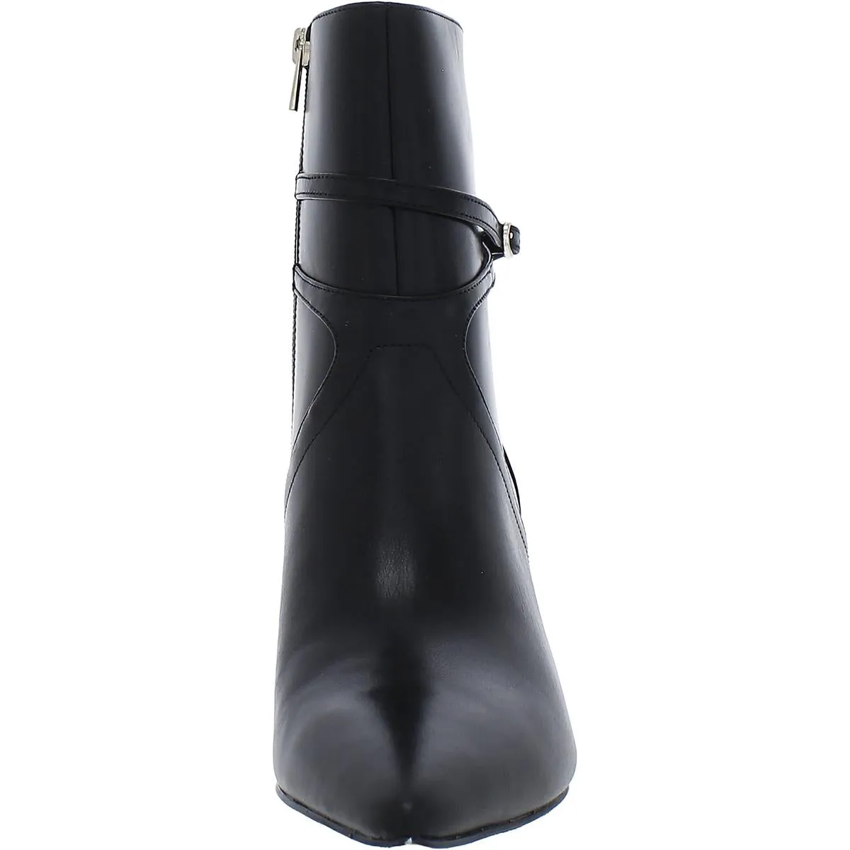 27 Edit Womens Florette Leather Pointed Toe Mid-Calf Boots