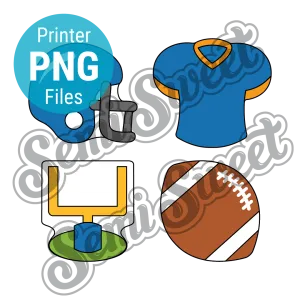 4-pc Football Set - PNG Images