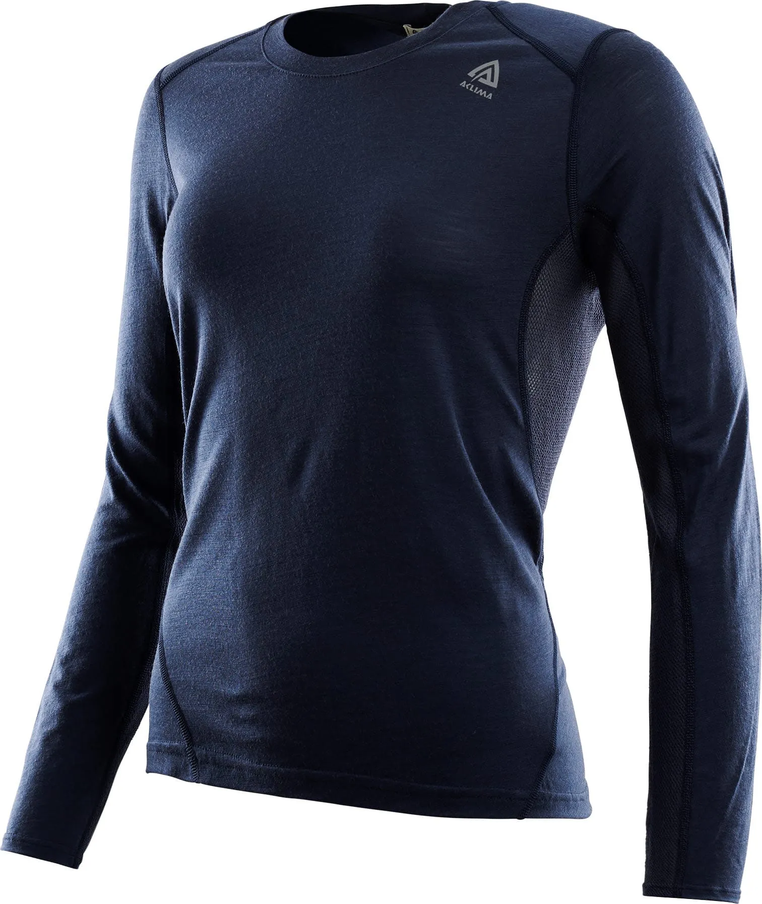 Aclima LightWool Sports Shirt Woman Navy Blazer | Buy Aclima LightWool Sports Shirt Woman Navy Blazer here | Outnorth