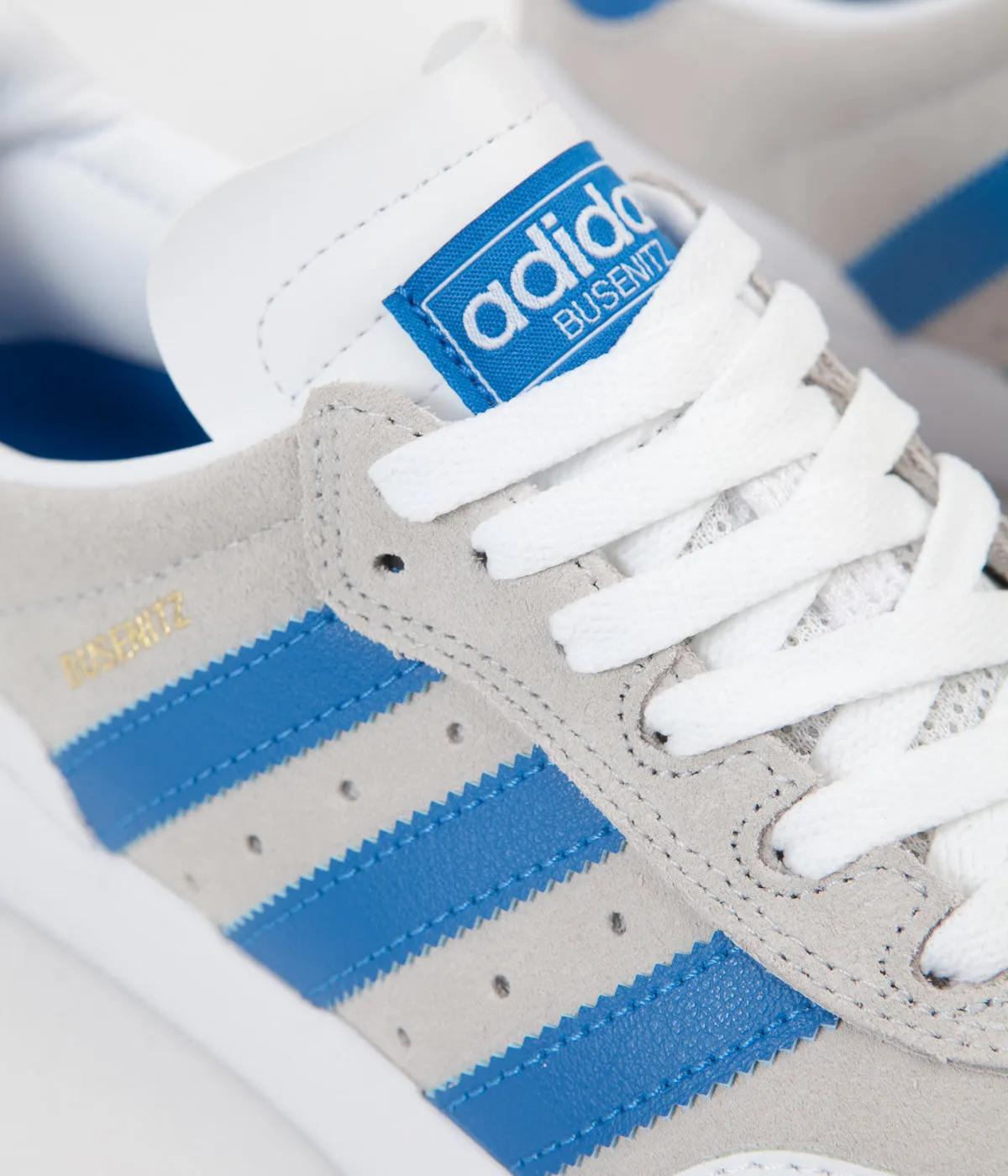 Adidas Busenitz Vulc RX Shoes - Crystal White / Bluebird / White