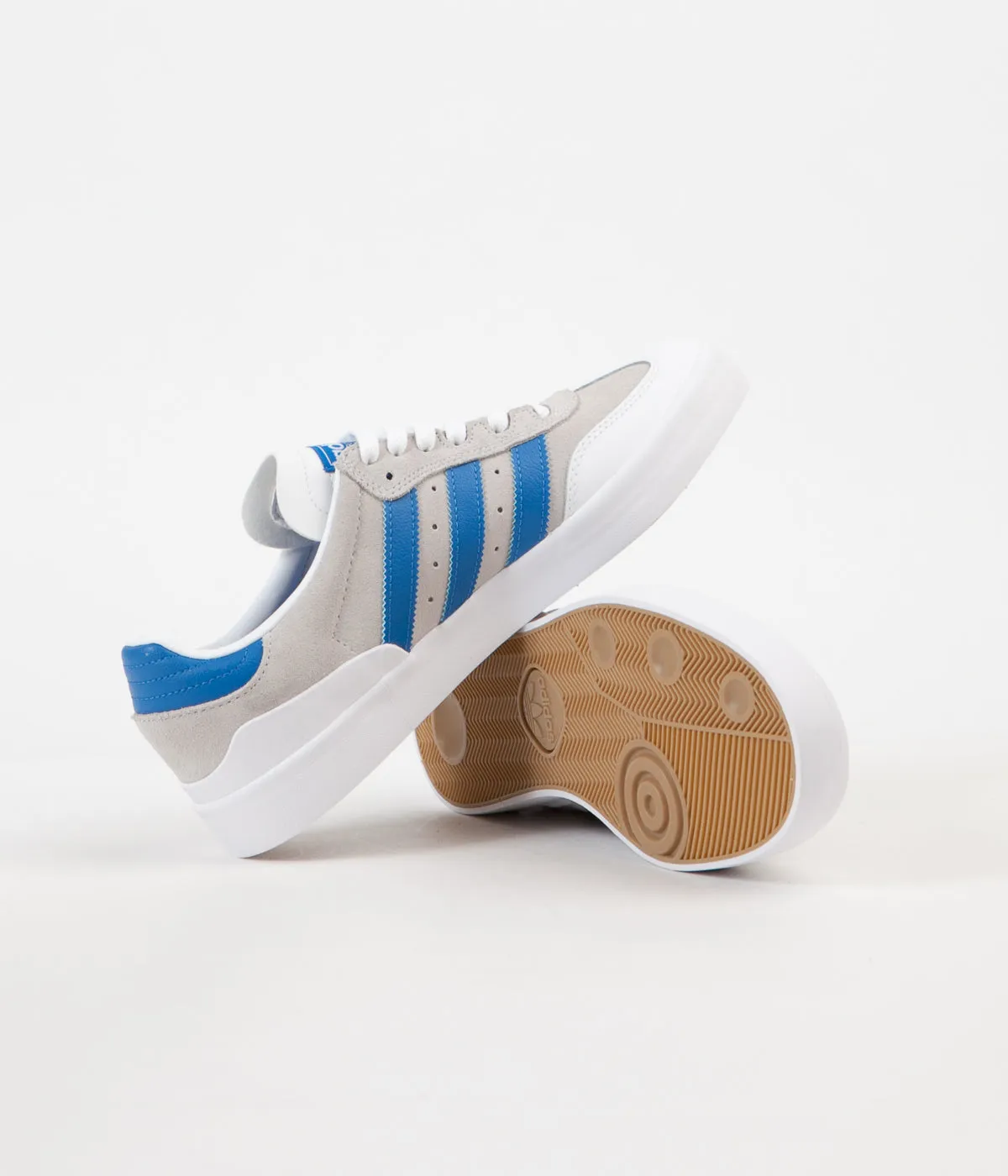 Adidas Busenitz Vulc RX Shoes - Crystal White / Bluebird / White