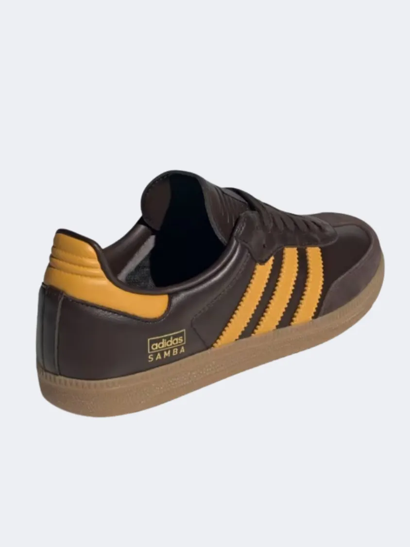 Adidas Samba Og Men Original Shoes Brown/Yellow/Gum