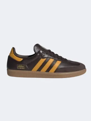 Adidas Samba Og Men Original Shoes Brown/Yellow/Gum