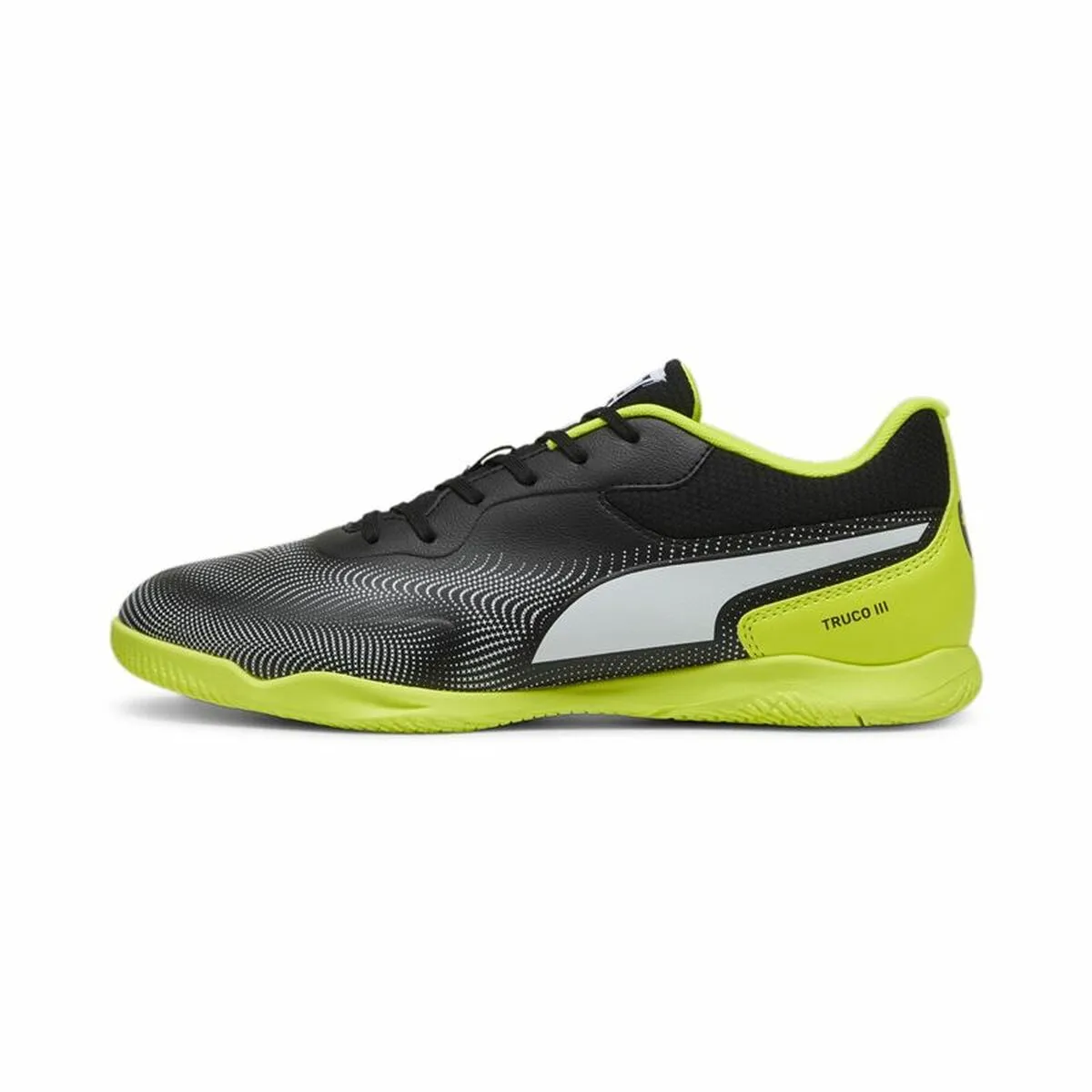 Adult's Indoor Football Shoes Puma Truco II Yellow White Black Unisex