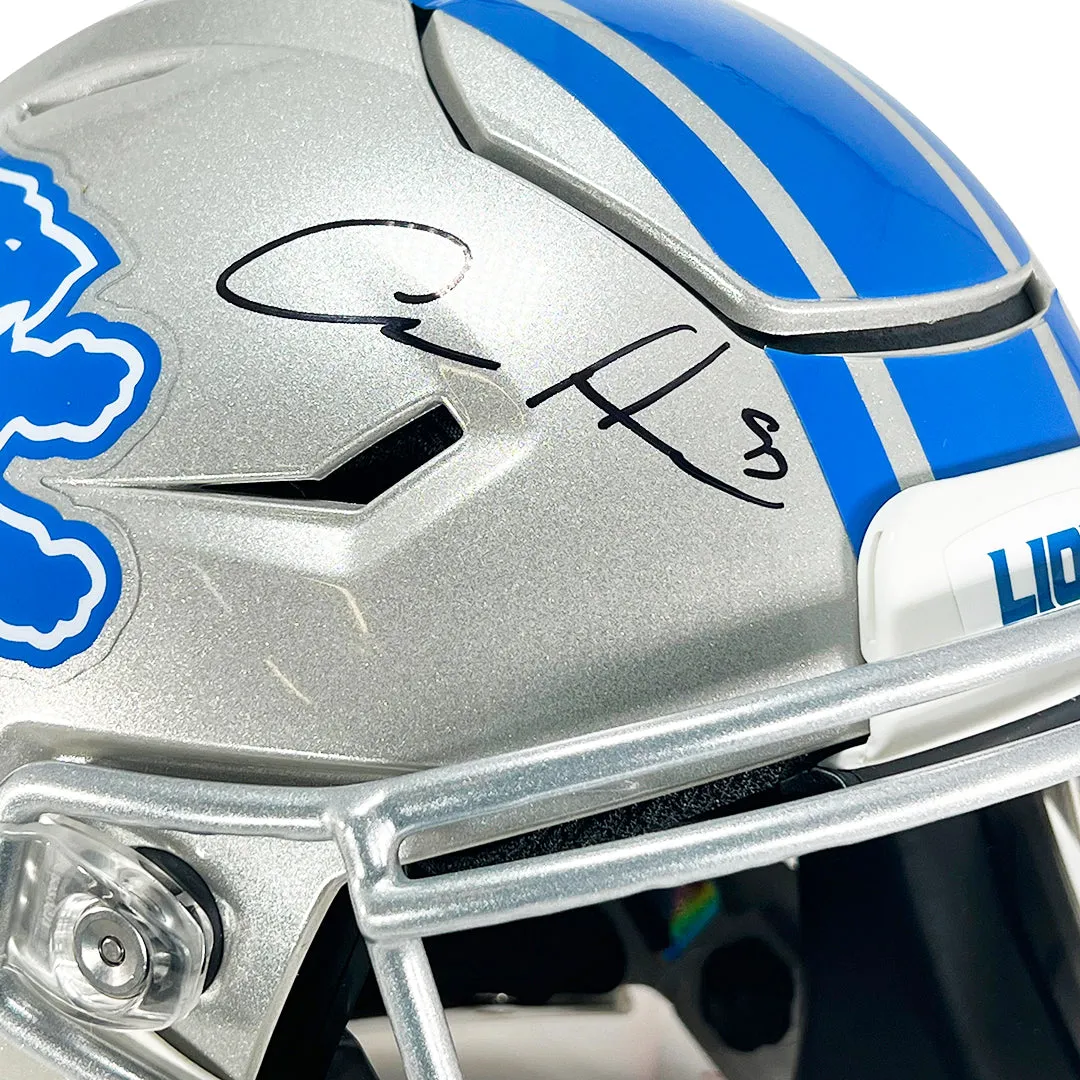 Aidan Hutchinson Signed Detroit Lions Authentic SpeedFlex Full-Size Football Helmet (Beckett)