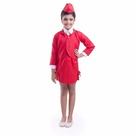 Air Hostess Costume For Girls