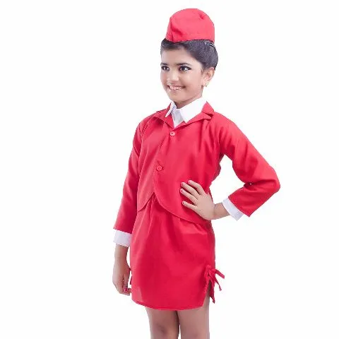 Air Hostess Costume For Girls