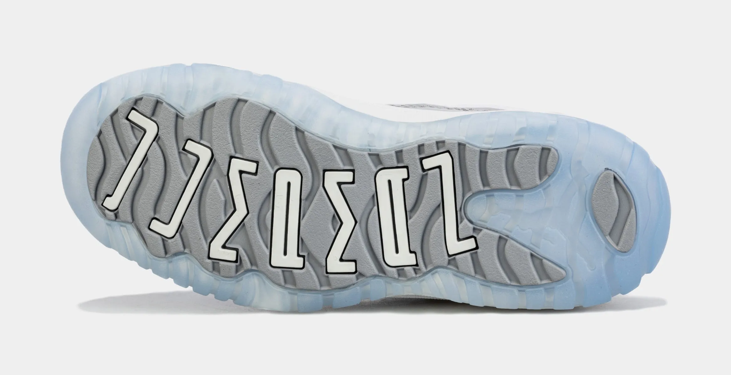 Air Jordan 11 Retro Cement Grey Preschool Lifestyle Shoes (Grey/Blue)