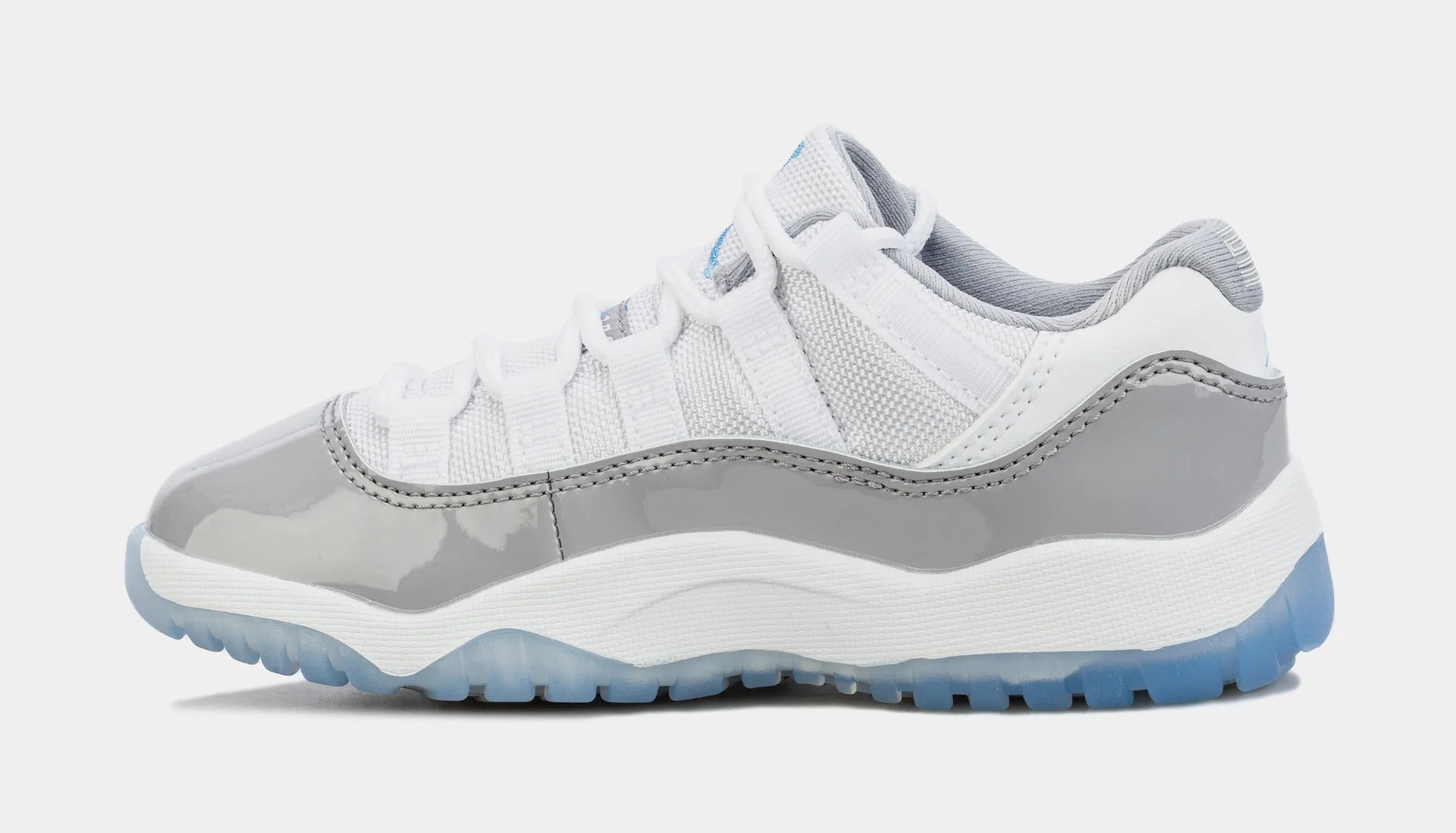 Air Jordan 11 Retro Cement Grey Preschool Lifestyle Shoes (Grey/Blue)