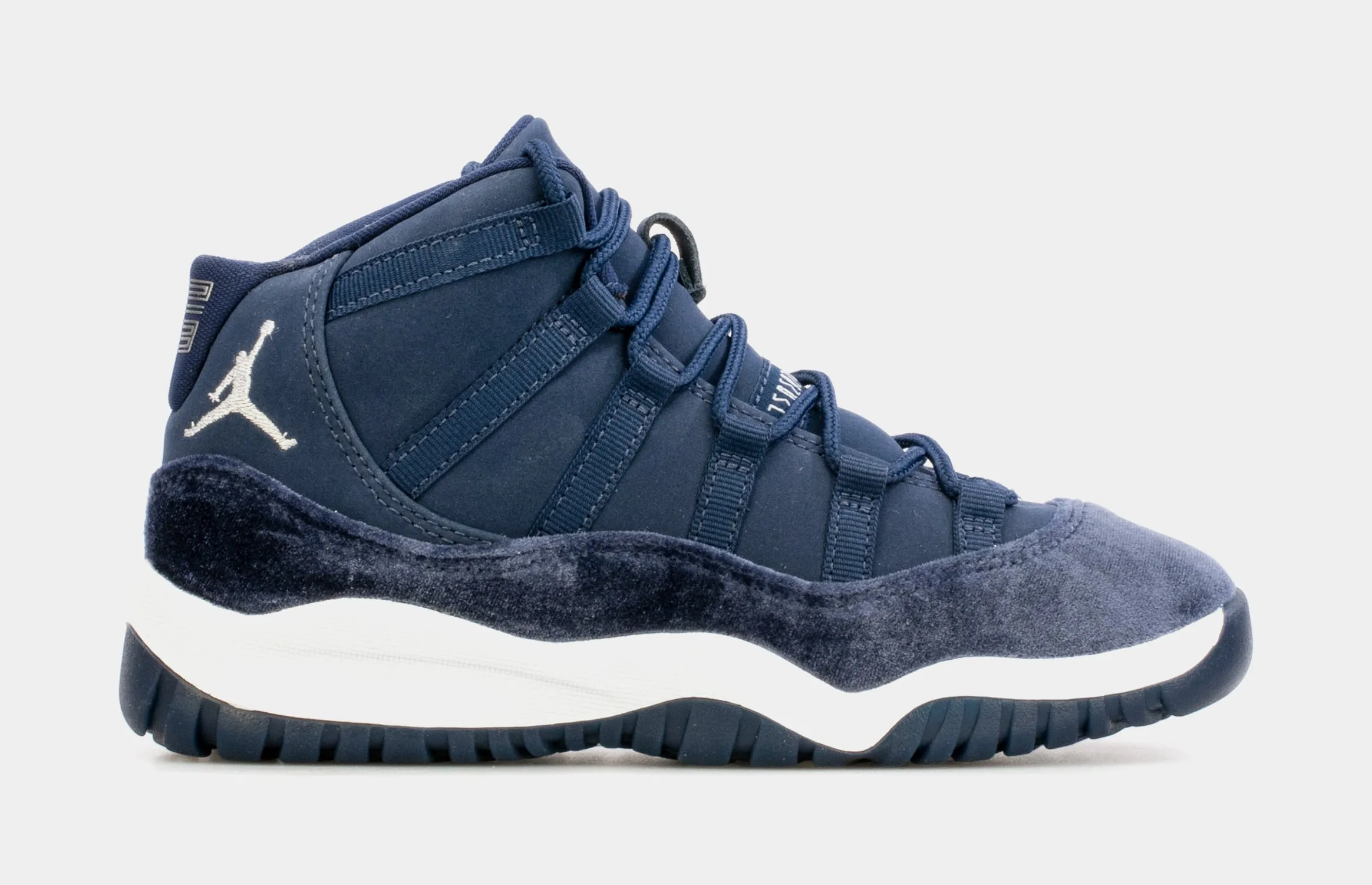 Air Jordan 11 Retro Midnight Navy Preschool Lifestyle Shoes (Blue) Free Shipping