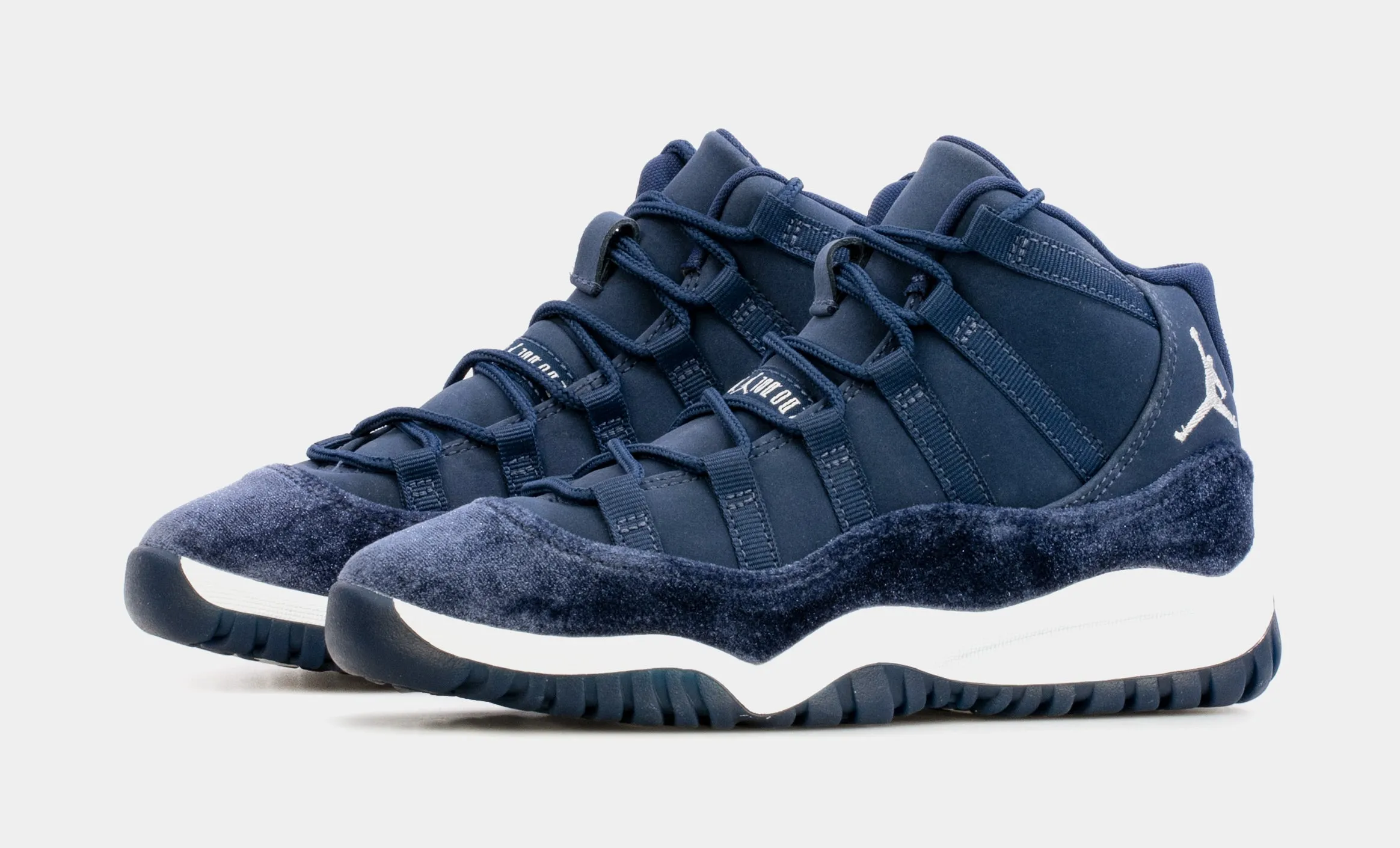 Air Jordan 11 Retro Midnight Navy Preschool Lifestyle Shoes (Blue) Free Shipping