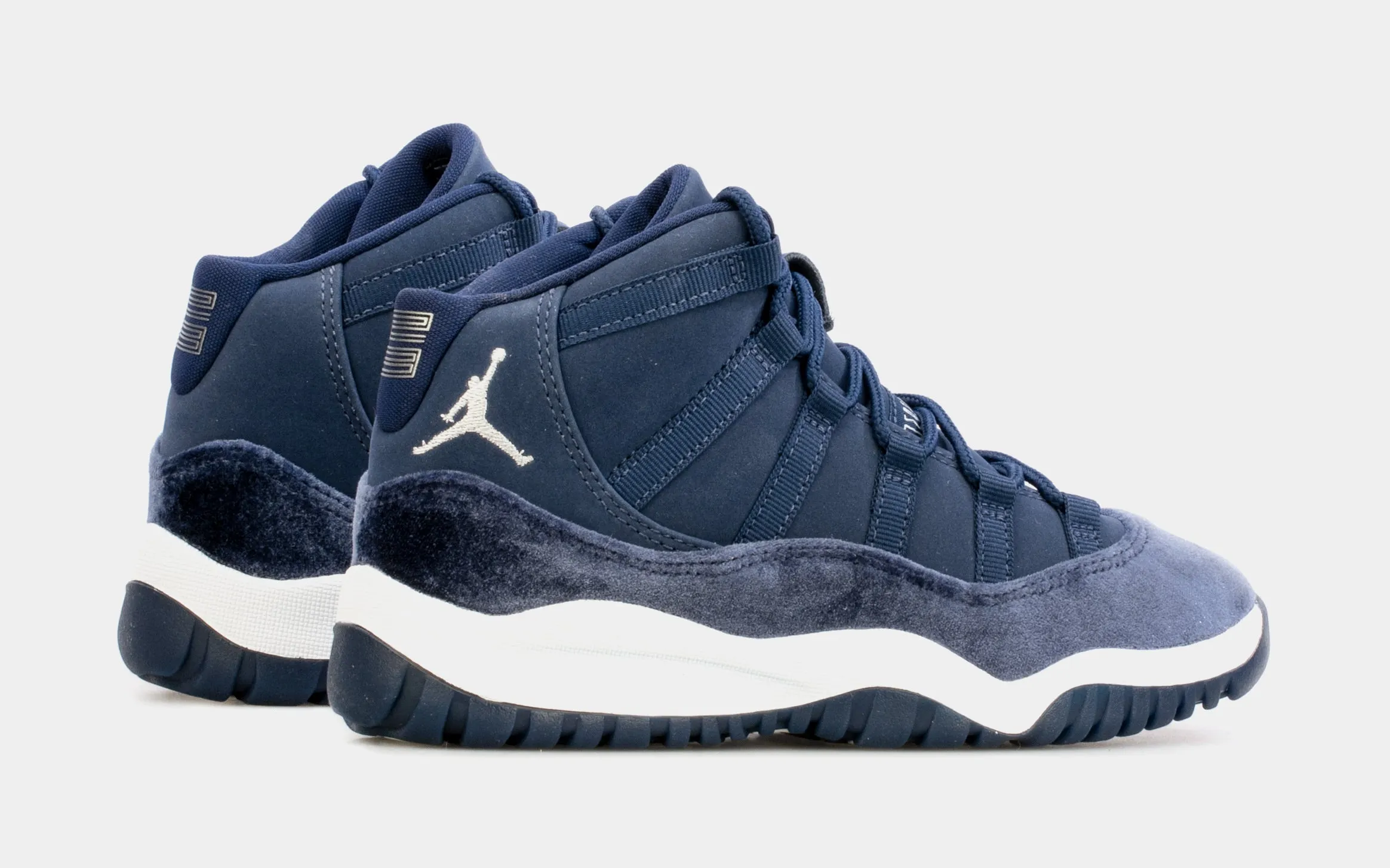 Air Jordan 11 Retro Midnight Navy Preschool Lifestyle Shoes (Blue) Free Shipping