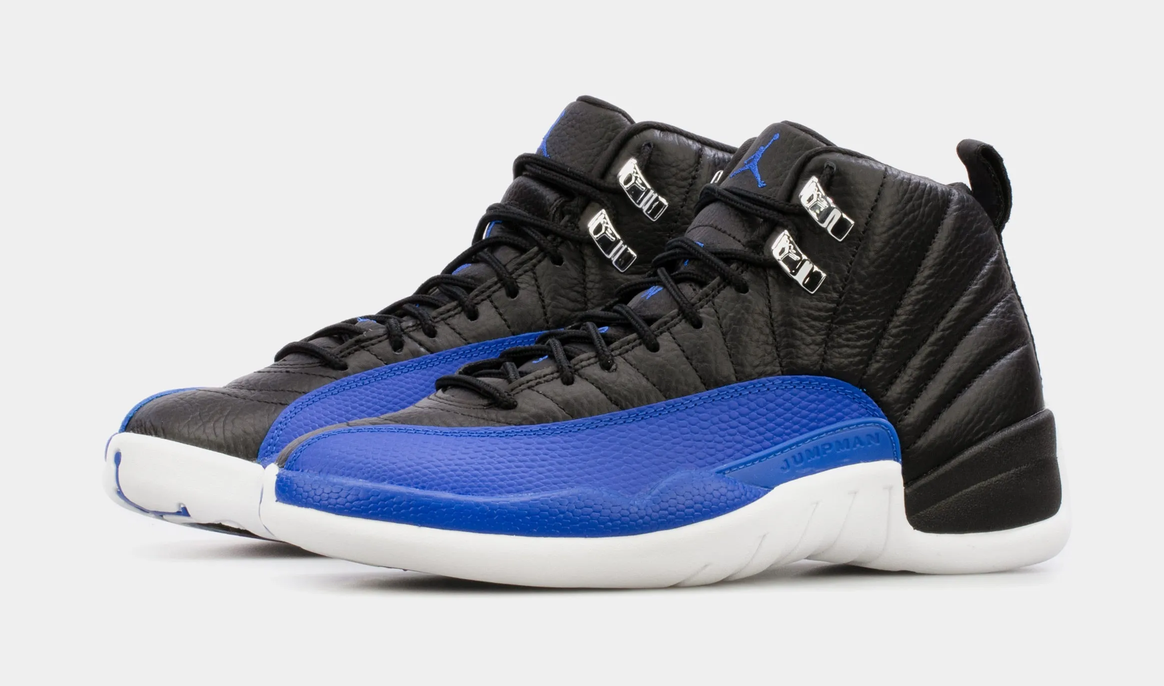 Air Jordan 12 Retro Hyper Royal Womens Lifestyle Shoes (Black/Blue)