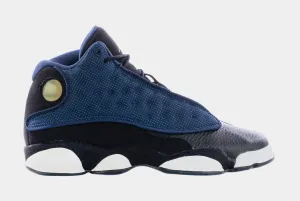 Air Jordan 13 Retro Brave Blue Grade School Lifestyle Shoes (Navy Blue) Free Shipping