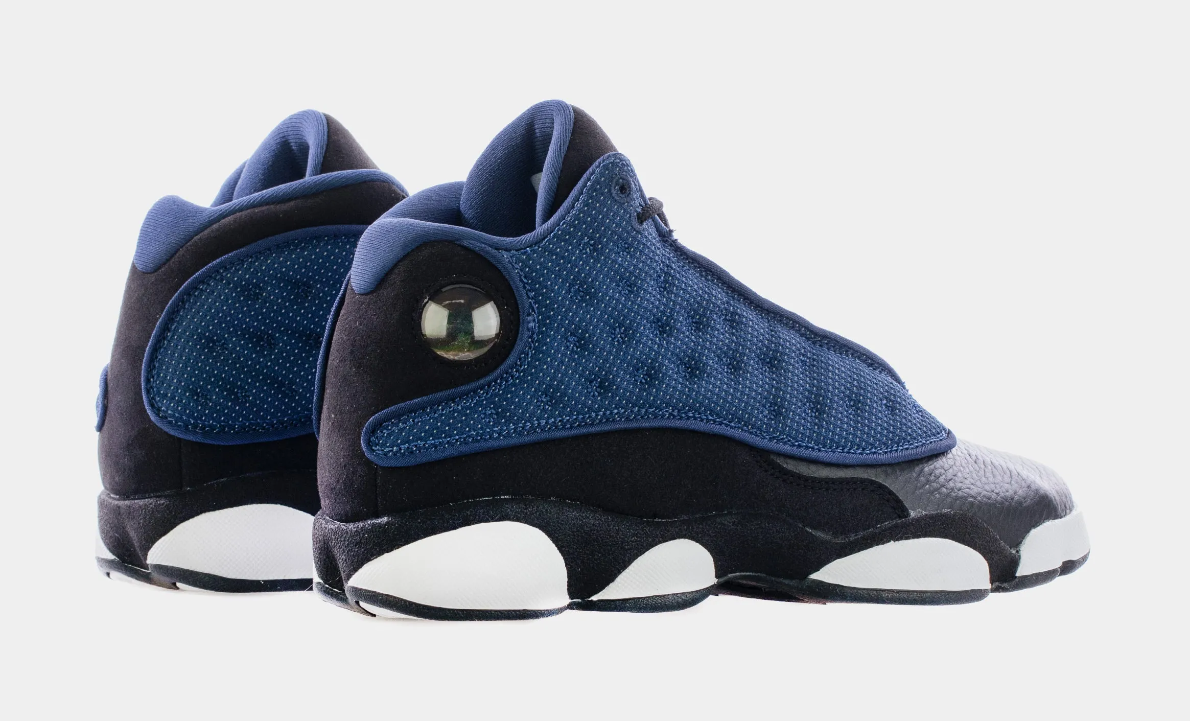 Air Jordan 13 Retro Brave Blue Grade School Lifestyle Shoes (Navy Blue) Free Shipping