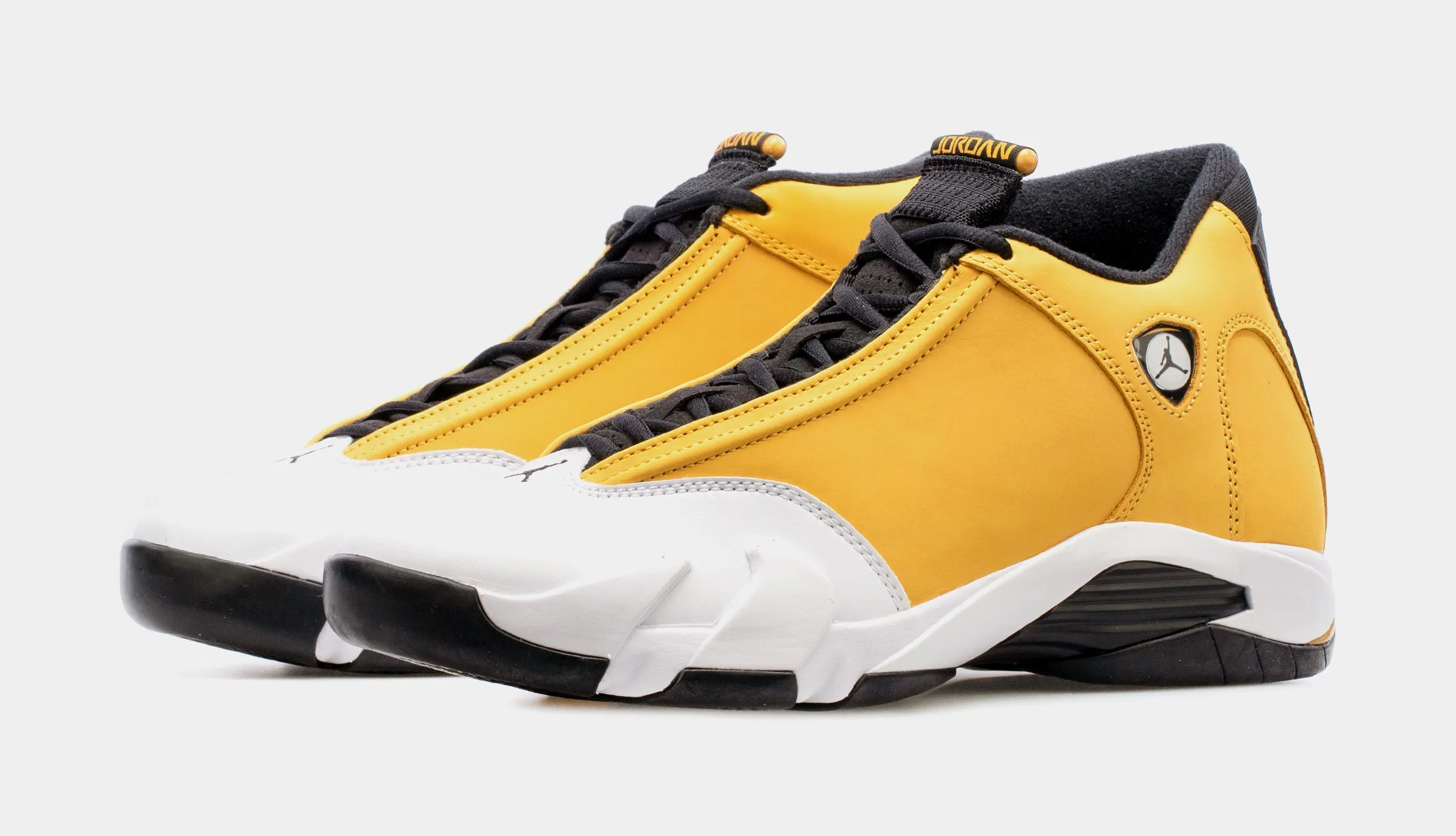 Air Jordan 14 Retro Ginger Mens Lifestyle Shoes (White/Orange) Free Shipping