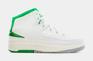 Air Jordan 2 Retro Lucky Green Preschool Lifestyle Shoes (White/Green) Free Shipping