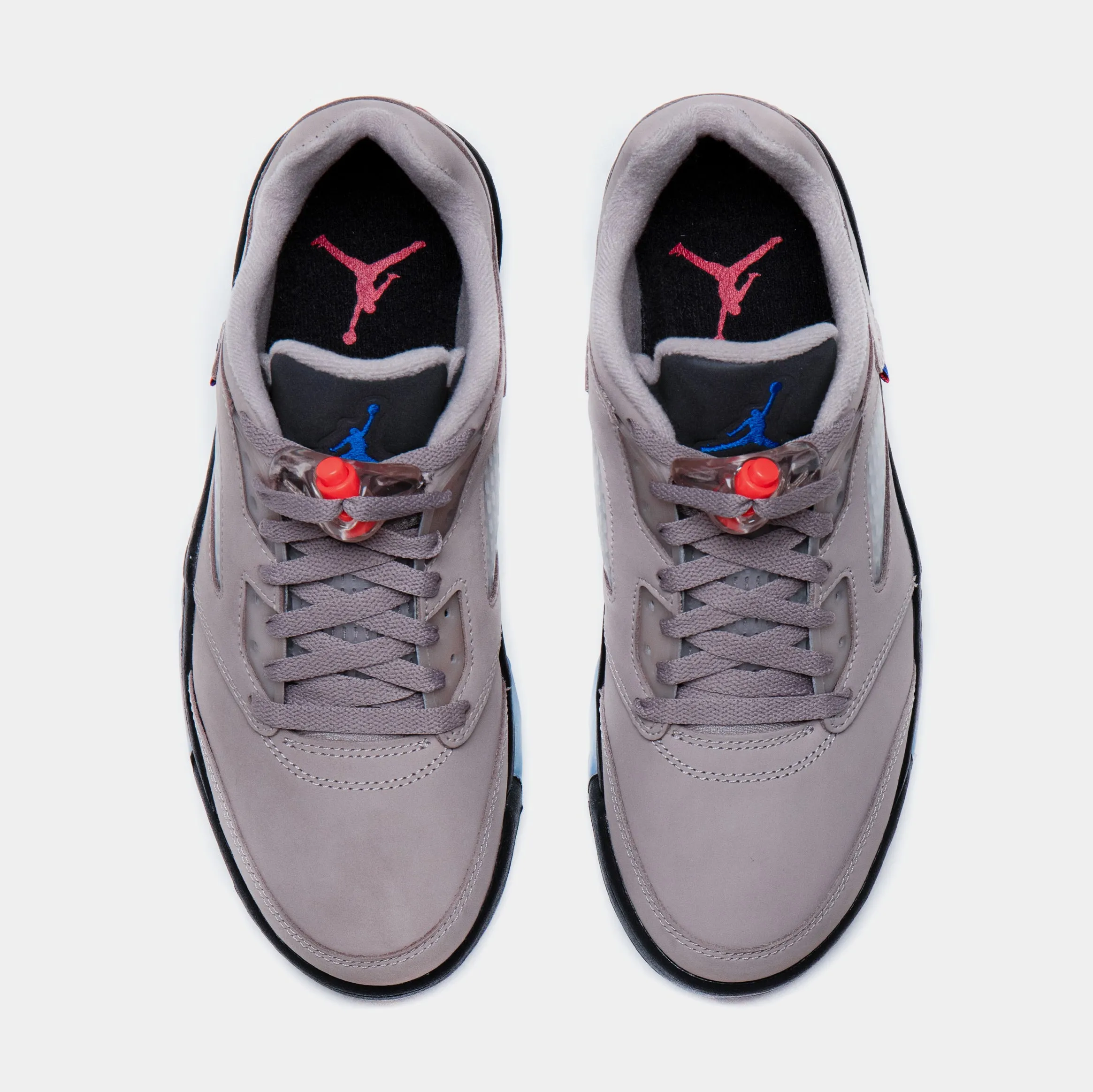 Air Jordan 5 Low x PSG Mens Lifestyle Shoes (Grey/Black) Free Shipping