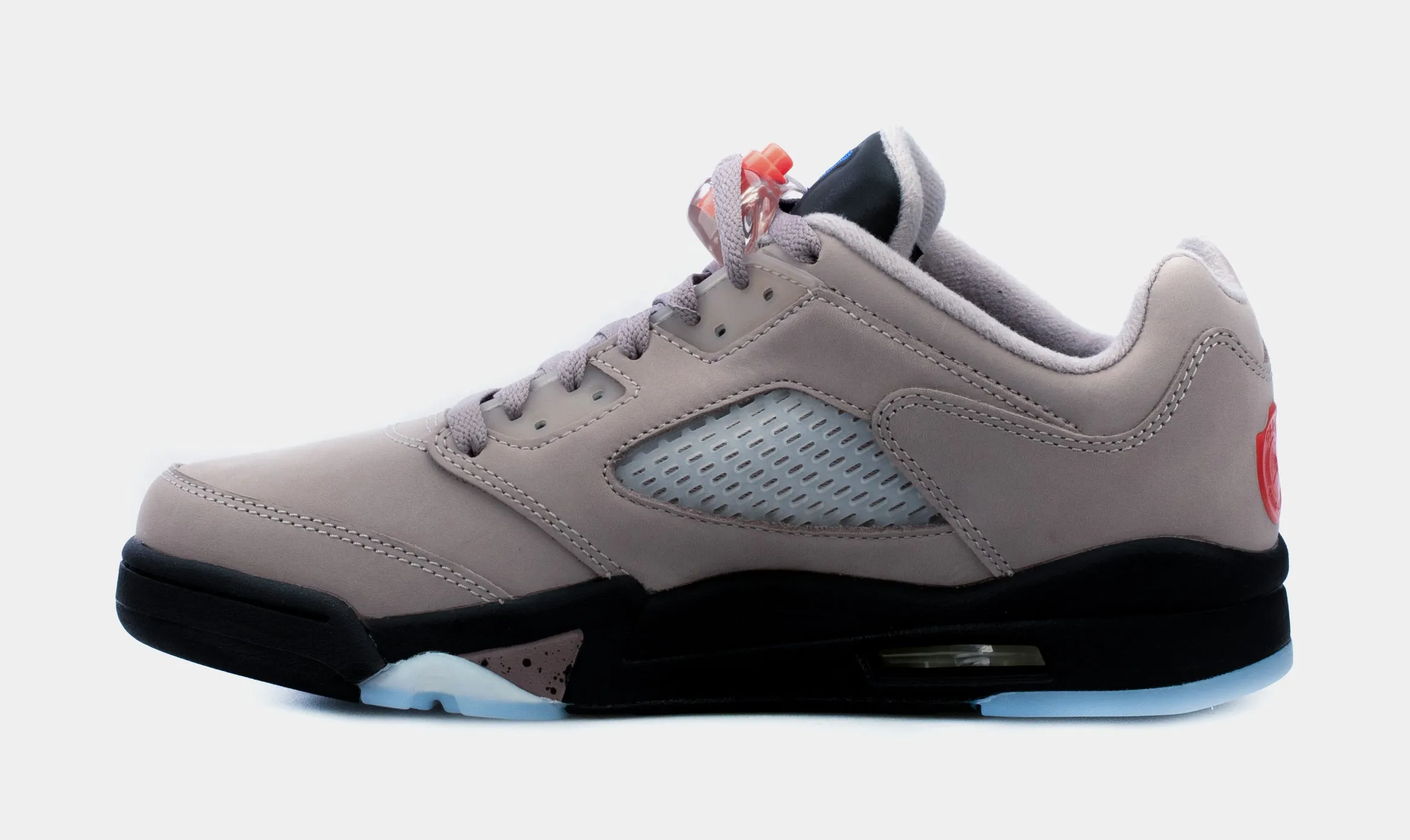 Air Jordan 5 Low x PSG Mens Lifestyle Shoes (Grey/Black) Free Shipping