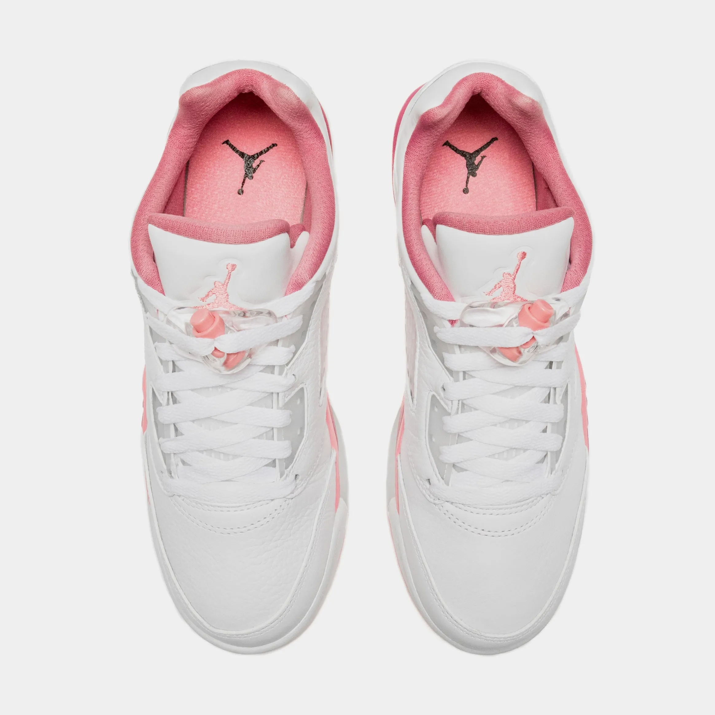 Air Jordan 5  Retro Low Desert Berry Grade School Lifestyle Shoes (White/Pink)