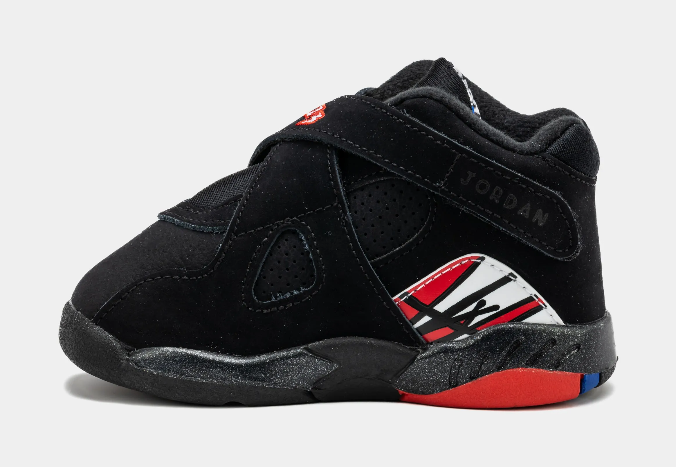 Air Jordan 8 Retro Playoffs Infant Toddler Lifestyle Shoes (Black)