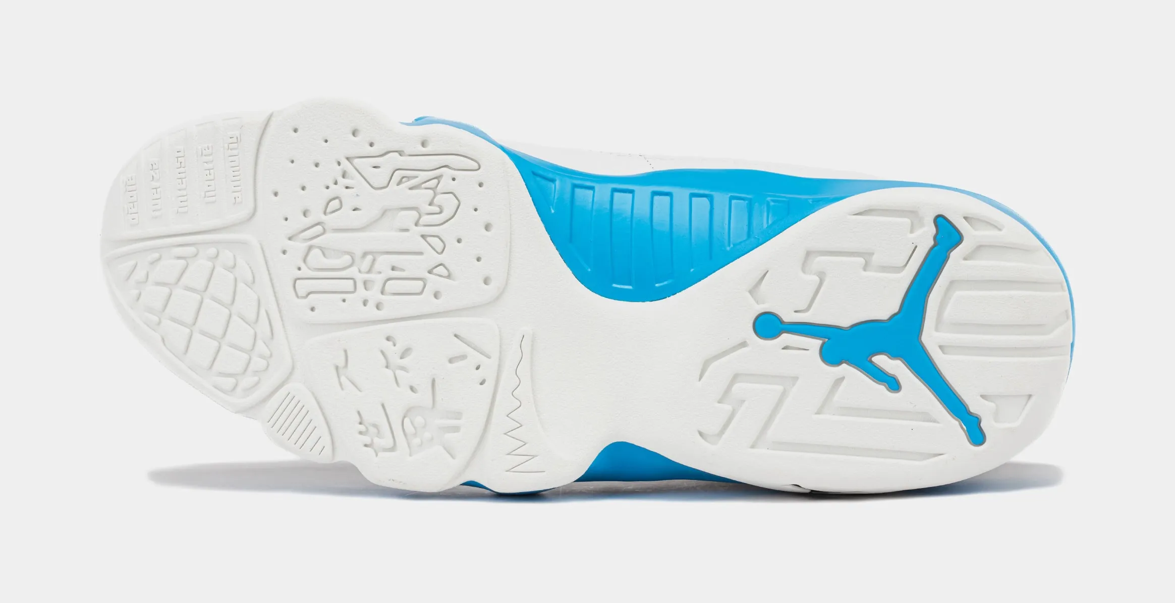 Air Jordan 9 Retro Powder Blue Mens Lifestyle Shoes (Summit White/Black/Powder Blue)