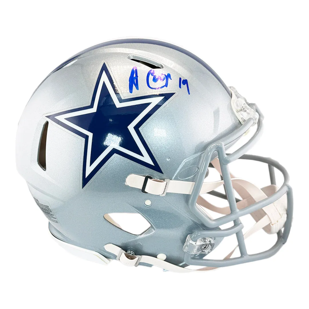 Amari Cooper Signed Dallas Cowboys Authentic Speed Full-Size Football Helmet (JSA)