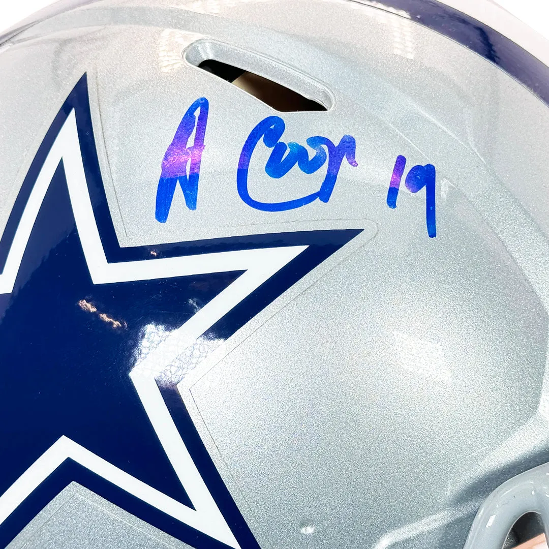 Amari Cooper Signed Dallas Cowboys Authentic Speed Full-Size Football Helmet (JSA)