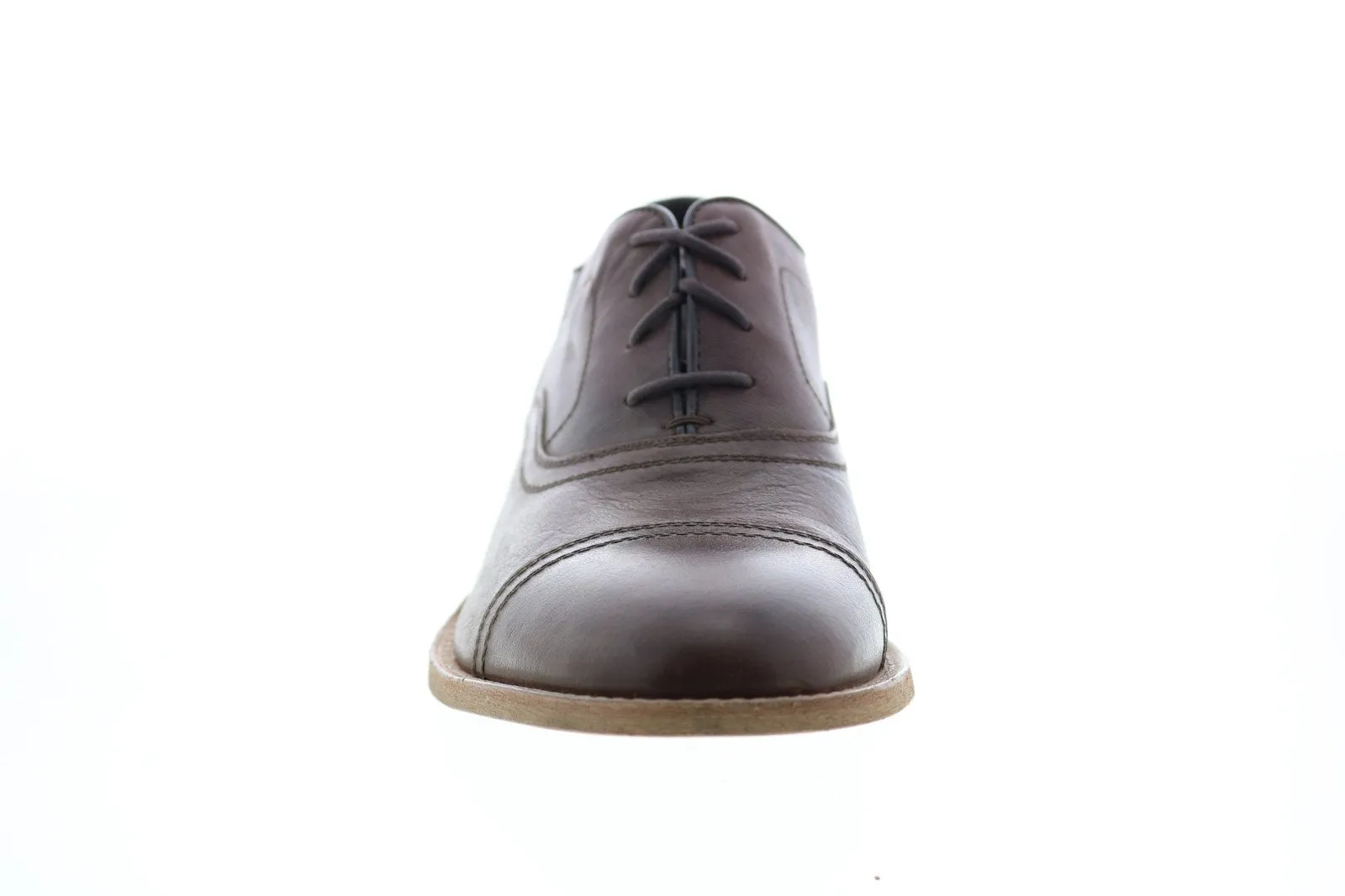 Andrew Marc Henry AMHENRYL-2931 Mens Brown Synthetic Cap Toe Oxfords & Lace Ups Shoes