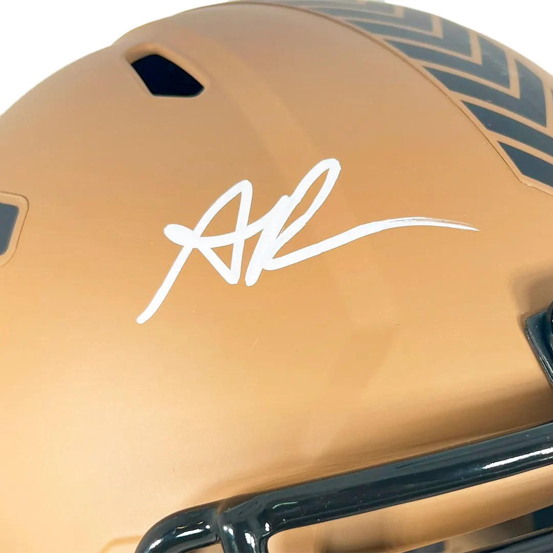 Anthony Richardson Signed Indianapolis Colts Salute to Service 2023 Speed Full-Size Replica Football Helmet (JSA)