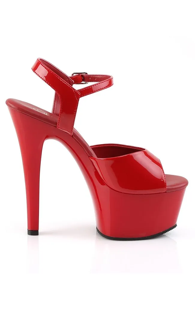 ASPIRE-609 Red Patent Heels