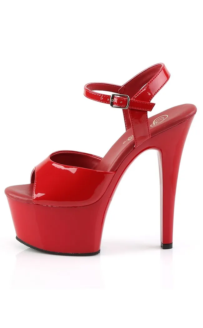 ASPIRE-609 Red Patent Heels