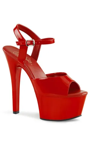 ASPIRE-609 Red Patent Heels