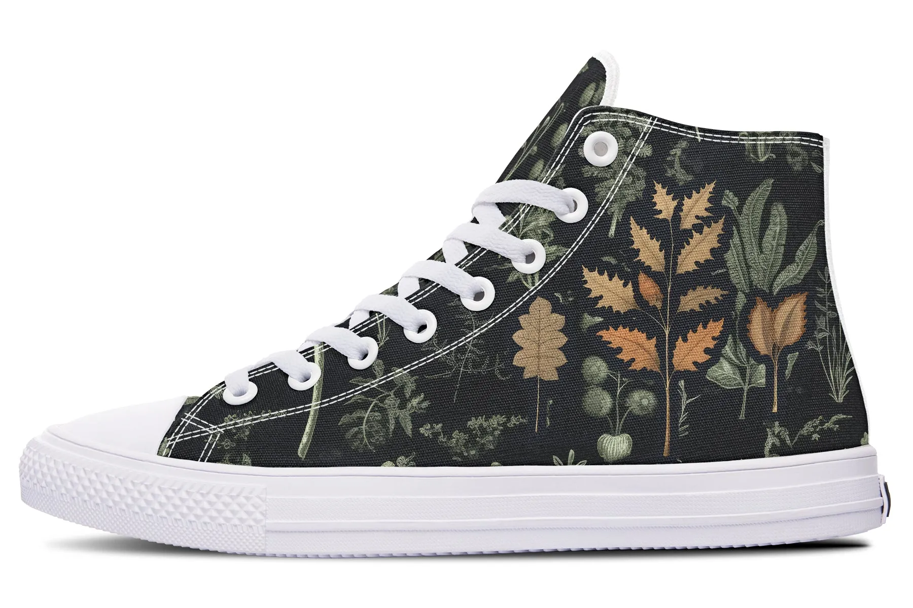 Autumn Memoir High Tops - Classic Premium Canvas Shoes with Comfortable and Durable Soles