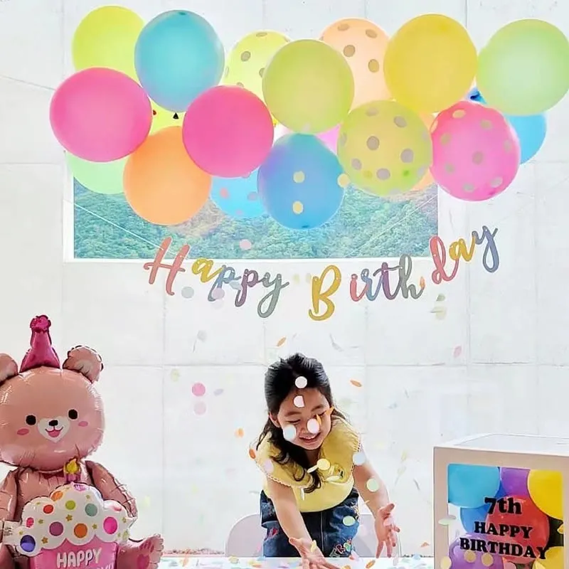 Baby Happy Birthday Colorful Banner