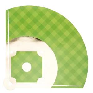 Baseball Diamond Shaped Paper Table Placemats | Package 12