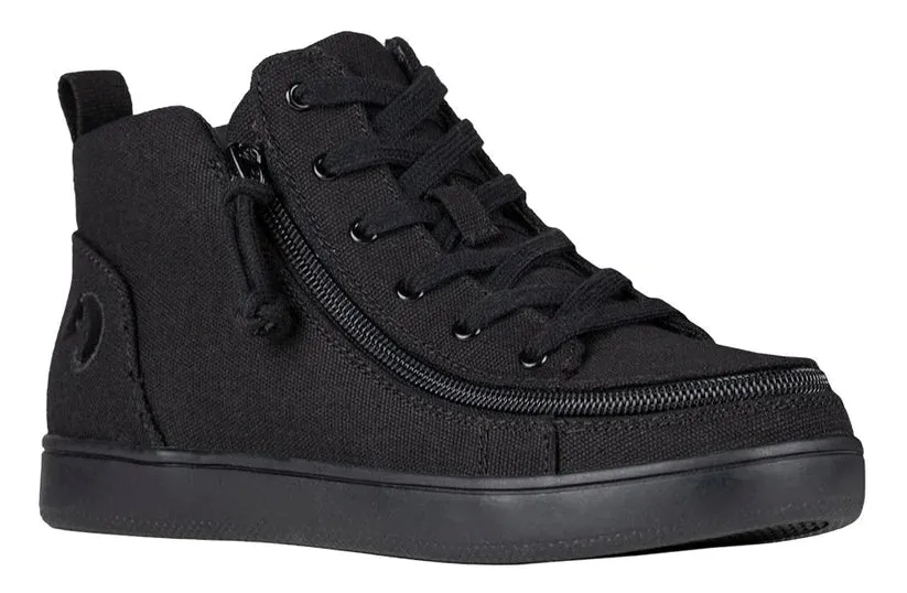 Billy Women’s Sneaker Lace Mid Top-Wide Black