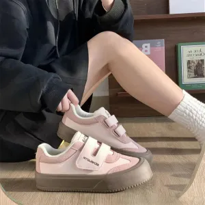 binfenxie  -  Pink Platform Sports Shoes Spring Summer 2024 Women's Sneakers Tennis Female Flats Casual Vulcanize Korean Fashion Footwear