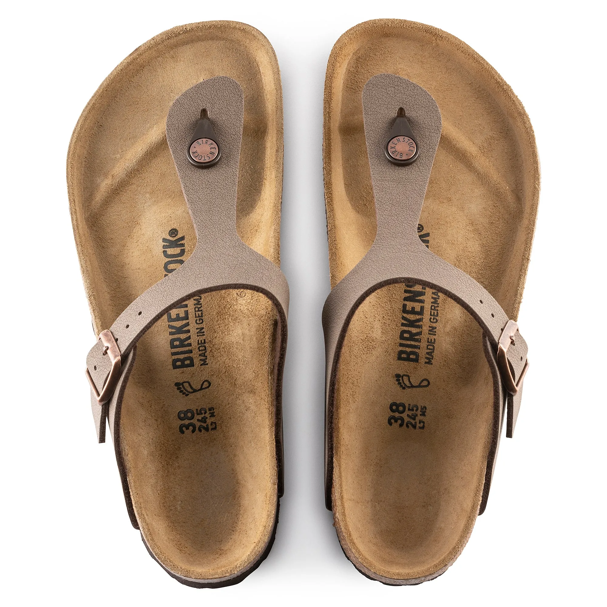 Birkenstock Gizeh Mocca Birki-Buc (Narrow)