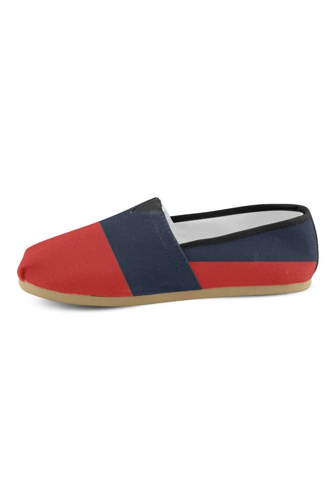 Blue & Red Unisex Casual Shoes