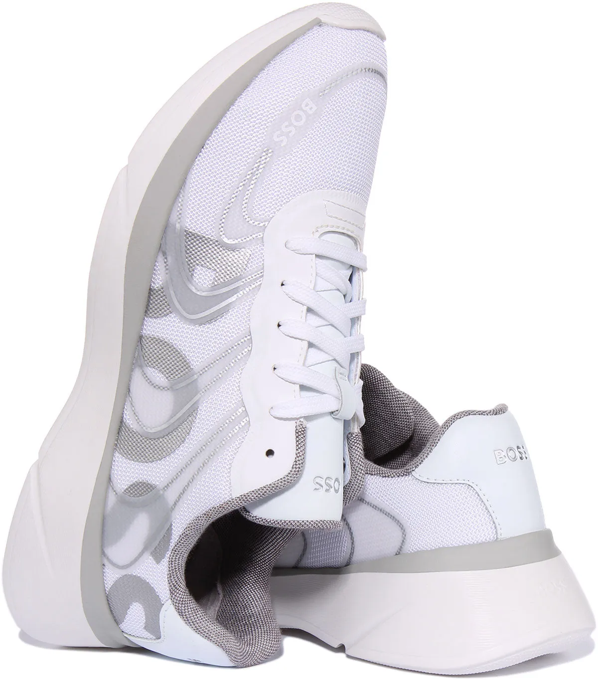 Boss Dean Runner Thlg In White For Men