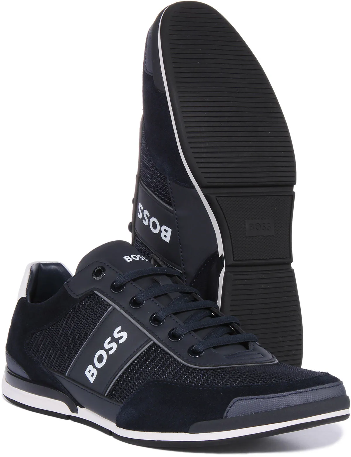 Boss Saturn Low profile In Dark Blue For Men